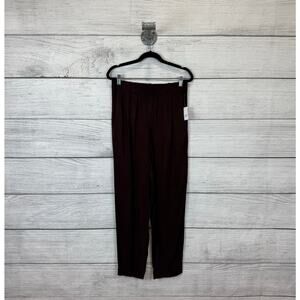 Gap Women's Purple High Rise Crop Ankle Pull On Pants Size 6